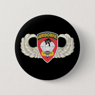 Badge Rond 5 Cm Armée de terre - 555e bataillon d'infanterie de pa