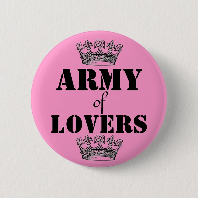 Badge Rond 5 Cm Armée des amants (Devant)