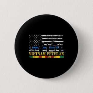 Badge Rond 5 Cm Armée des États-Unis Vietnam Vétérinaire américain