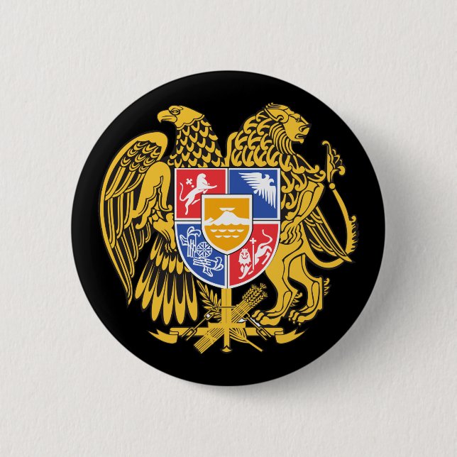 Badge Rond 5 Cm armenia emblem (Devant)
