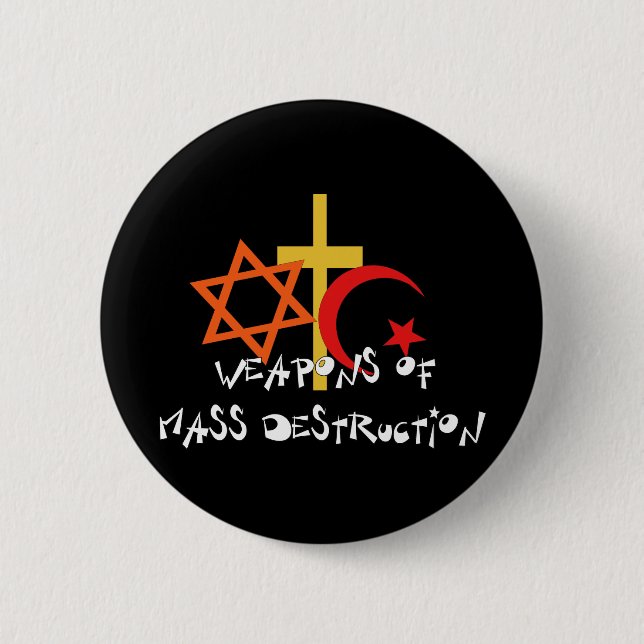 Badge Rond 5 Cm Armes de destruction massive (Devant)