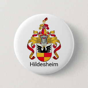 Badge Rond 5 Cm Armoiries de Hildesheim, Allemagne
