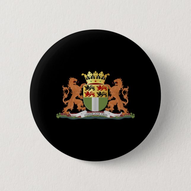 Badge Rond 5 Cm Armoiries de Rotterdam (Devant)