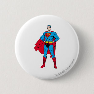 Badge Rond 5 Cm Armoiries de Superman pliées