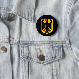 Badge Rond 5 Cm Armoiries du pays Allemagne symbole emblème aigle