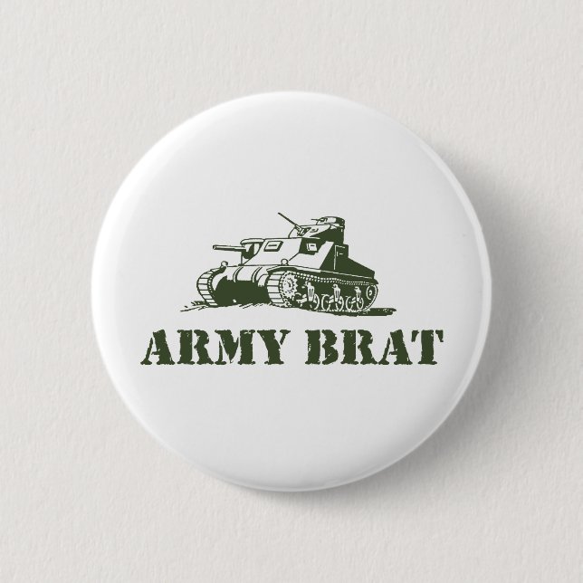 Badge Rond 5 Cm Army Brat (Devant)