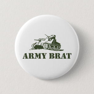 Badge Rond 5 Cm Army Brat