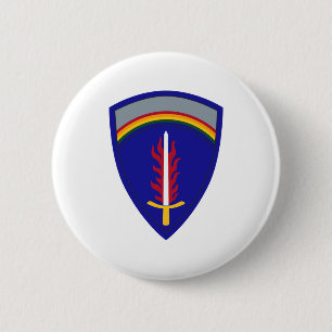 Badge Rond 5 Cm Army Europe USAREUR