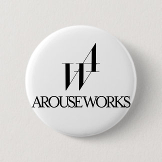 BADGE ROND 5 CM AROUSE WORKSロゴ