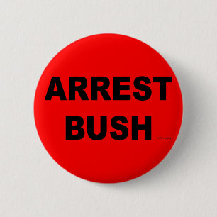 BADGE ROND 5 CM ARRESTATION BUSH