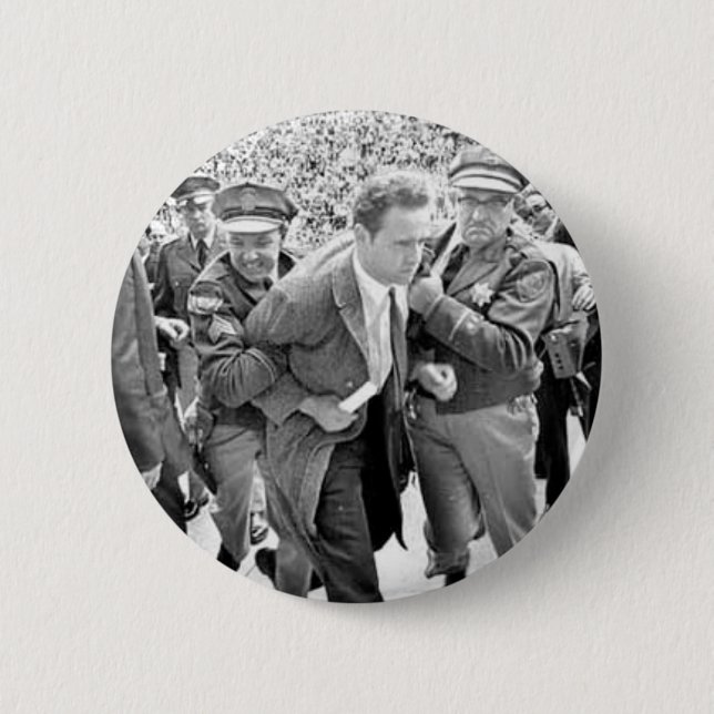 BADGE ROND 5 CM ARRESTATION DE MARIO SAVIO (Devant)