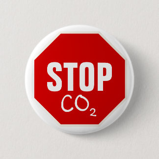 BADGE ROND 5 CM ARRÊTER LE CO2