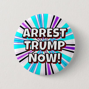BADGE ROND 5 CM ARRÊTER TRUMP MAINTENANT !