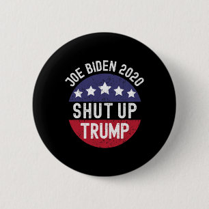 Badge Rond 5 Cm Arrêtez le débat présidentiel de Trump Pro Joe Bid