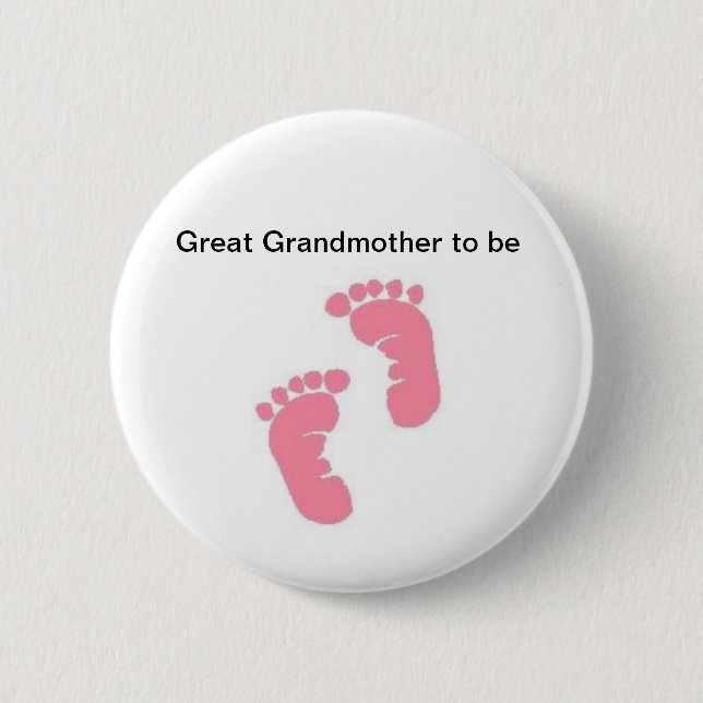 Badge Rond 5 Cm Arrière grand-mère à être (Devant)