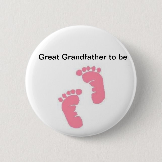 Badge Rond 5 Cm Arrière-grand-père à être (Devant)