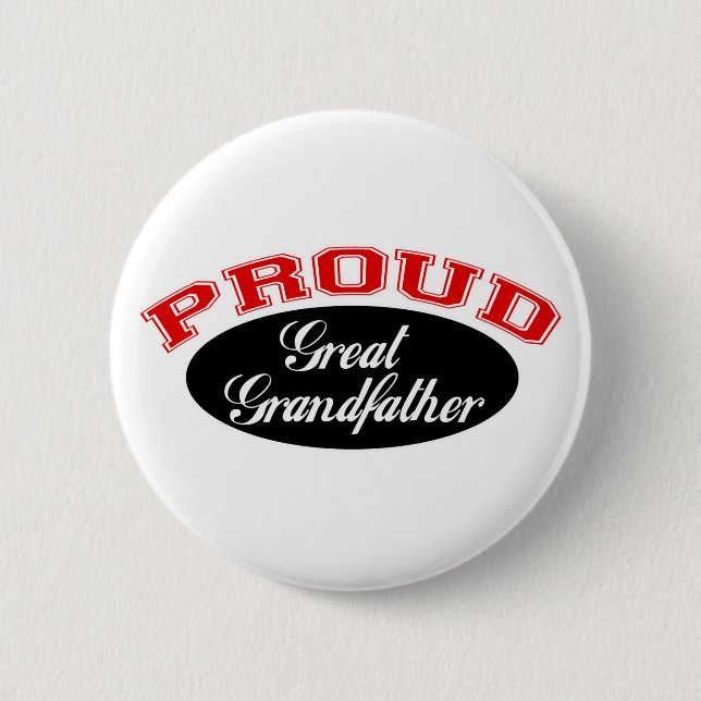 Badge Rond 5 Cm Arrière-grand-père fier (Devant)
