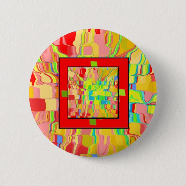 Badge Rond 5 Cm Arrière - plan Abstrait (Devant)