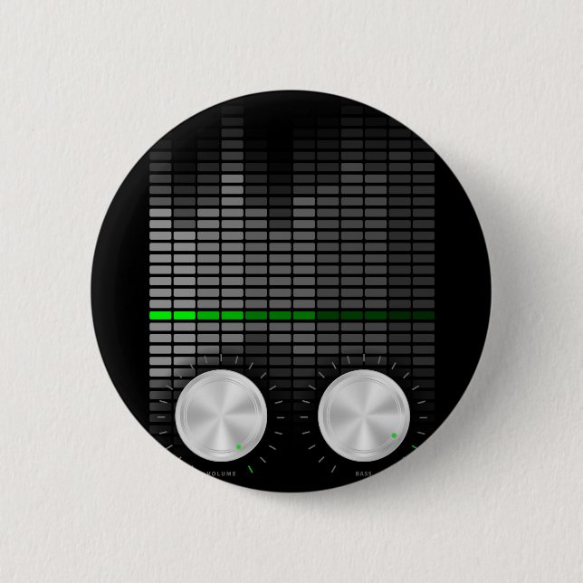 Badge Rond 5 Cm Arrière - plan de partie (Devant)