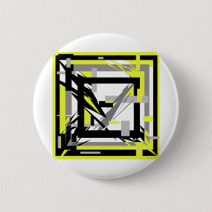 Badge Rond 5 Cm Art Abstrait