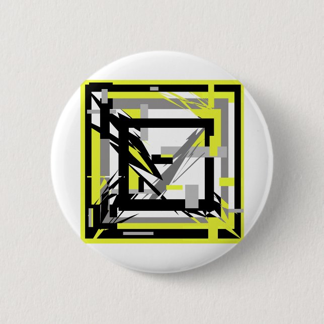 Badge Rond 5 Cm Art Abstrait (Devant)