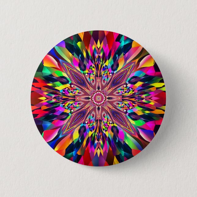 Badge Rond 5 Cm art Abstrait (Devant)