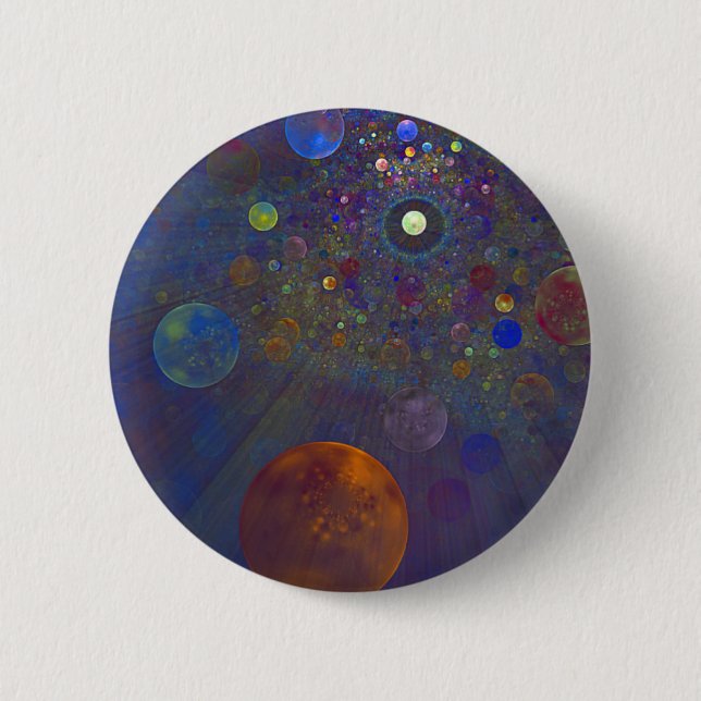 Badge Rond 5 Cm Art abstrait d'univers alternatif (Devant)