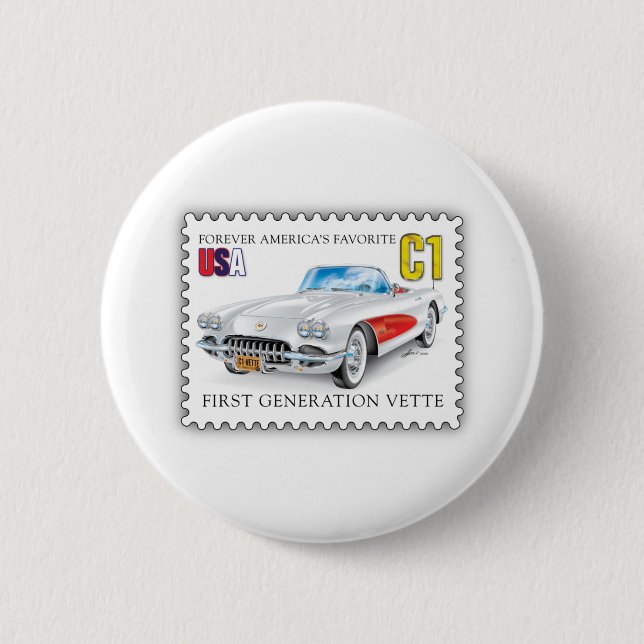 BADGE ROND 5 CM ART AUTOMOBILE C-ONE (Devant)