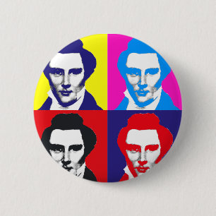 Badge Rond 5 Cm Art de bruit de Joseph Smith