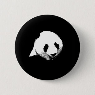Badge Rond 5 Cm Art de bruit de panda