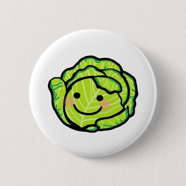 Badge Rond 5 Cm art de chou (Devant)