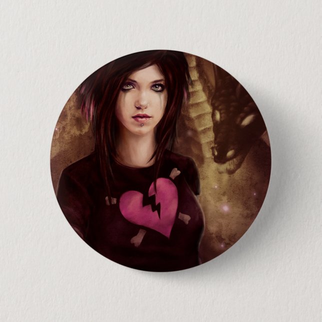 Badge Rond 5 Cm Art de couverture du sillage de la mémoire (Devant)