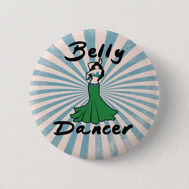 Badge Rond 5 Cm Art de danse du ventre original (Devant)