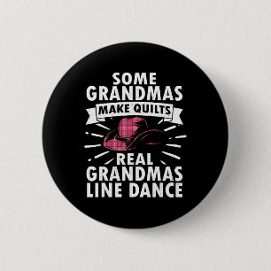 Badge Rond 5 Cm Art de danse en ligne pour femmes maman grand-mère