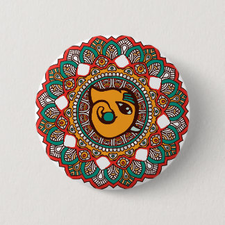 Badge Rond 5 Cm Art de Ganesha