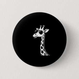 Badge Rond 5 Cm Art de girafe cool pour hommes femmes enfants amat