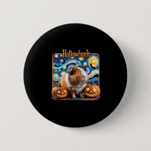 Badge Rond 5 Cm Art de Halloween de Hallowheek Guinée
