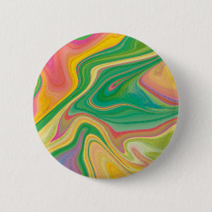 Badge Rond 5 Cm art de la couleur vibratoire