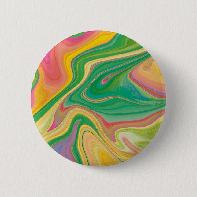 Badge Rond 5 Cm art de la couleur vibratoire (Devant)