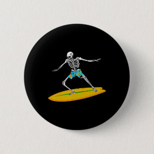 Badge Rond 5 Cm Art de surf cool pour hommes femmes planche de sur