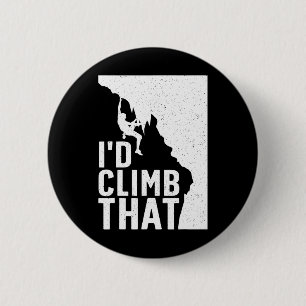 Badge Rond 5 Cm Art d'escalade de roche drôle pour hommes femmes a