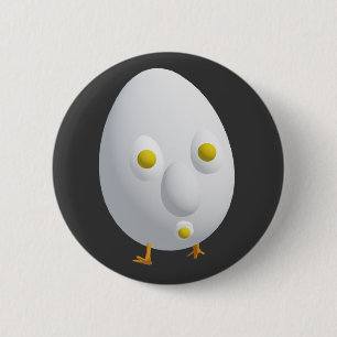 Badge Rond 5 Cm Art d'oeuf RG RA