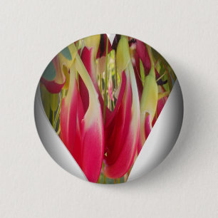 Badge Rond 5 Cm Art du coeur floral