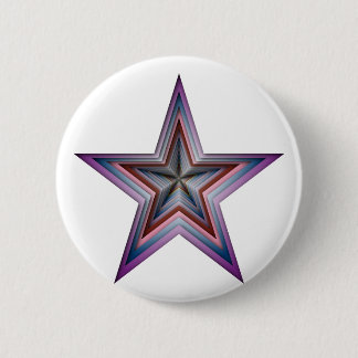 Badge Rond 5 Cm art géométrique abstrait étoile