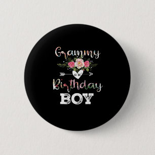 Badge Rond 5 Cm Art Mère Grammy D'Un Enfant Anniversaire Anniver