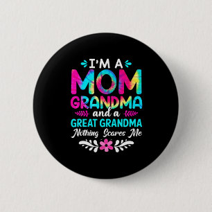 Badge Rond 5 Cm Art Mère Je Suis Une Maman Grand Grand Grand-Mèr