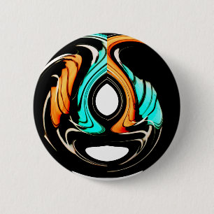 Badge Rond 5 Cm Art Motif traditionnel africain Imprimer