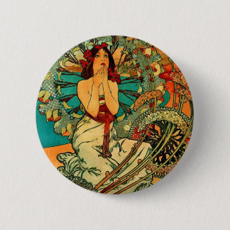 Badge Rond 5 Cm Art Nouveau du Monaco Monte Carlo
