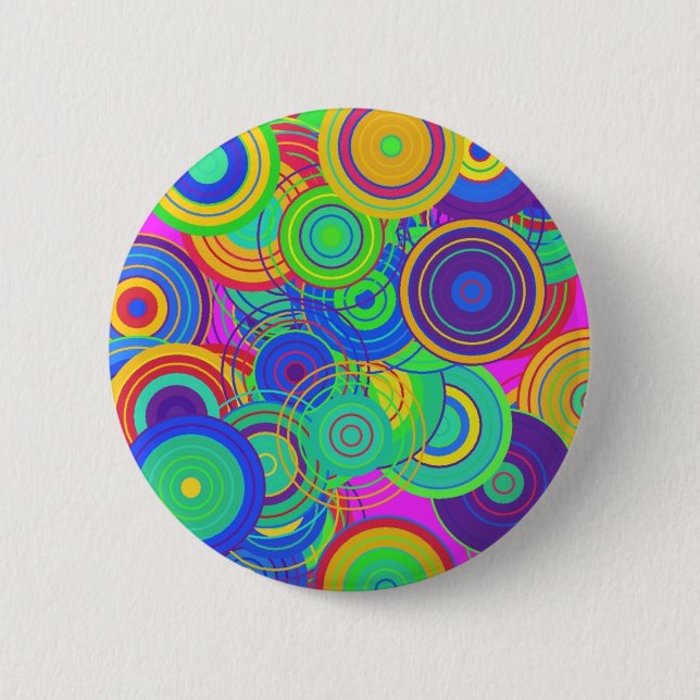 Badge Rond 5 Cm Art pop rétro (Devant)