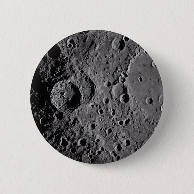 Badge Rond 5 Cm Artemis II Lunar Craters (Devant)